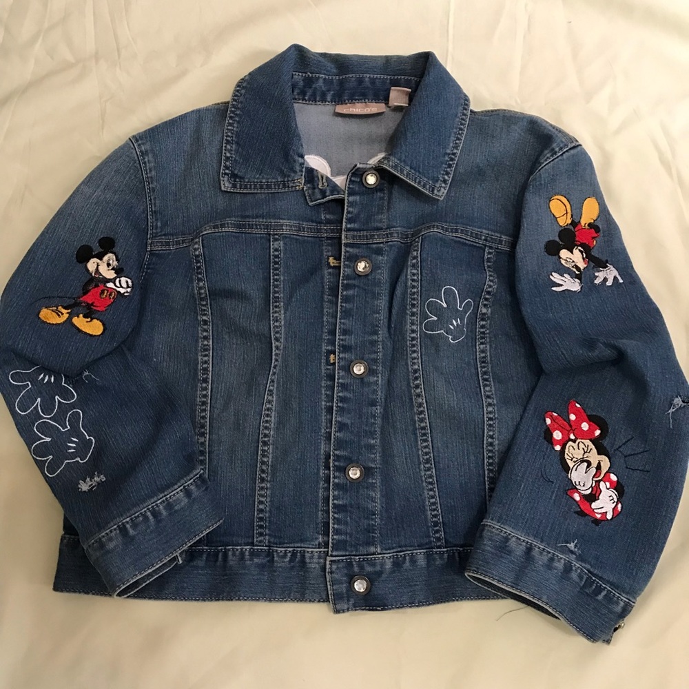 Embroidered Jean Jacket - Picture 2 of 9